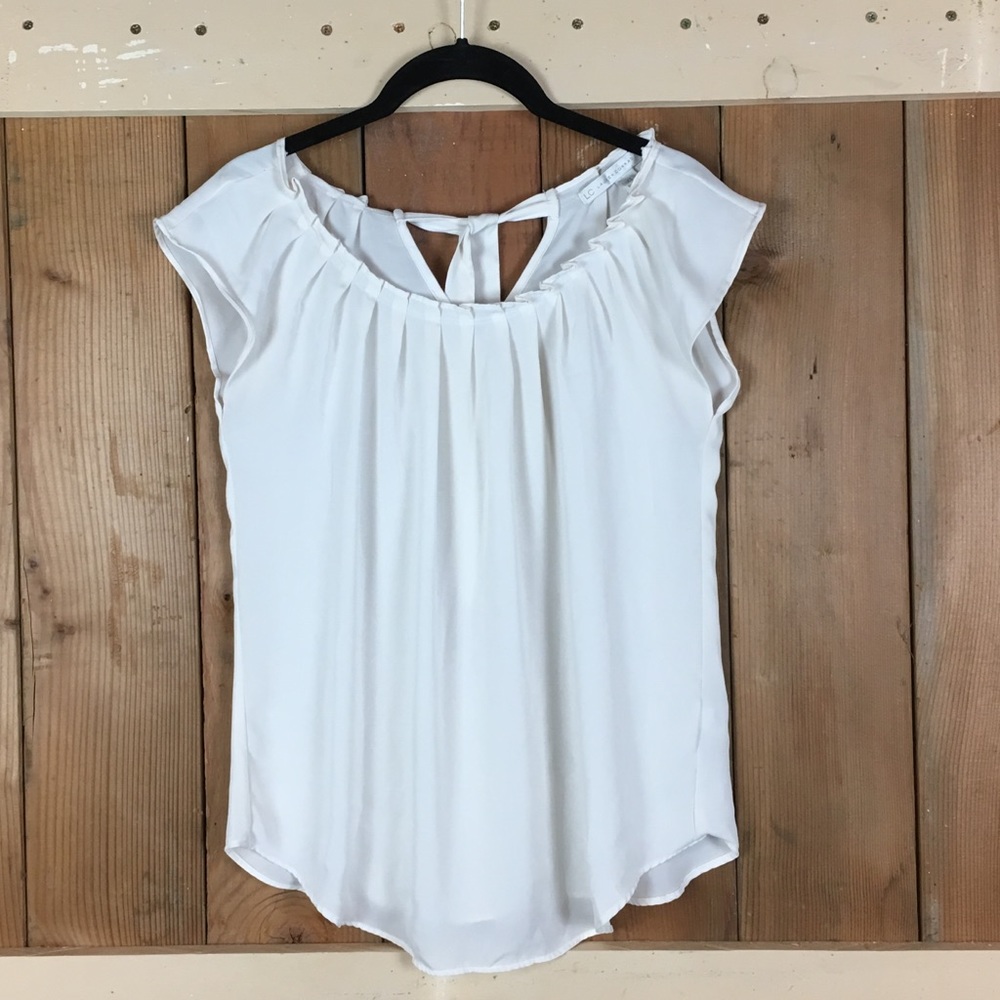 Lauren Conrad Pleated Blouse